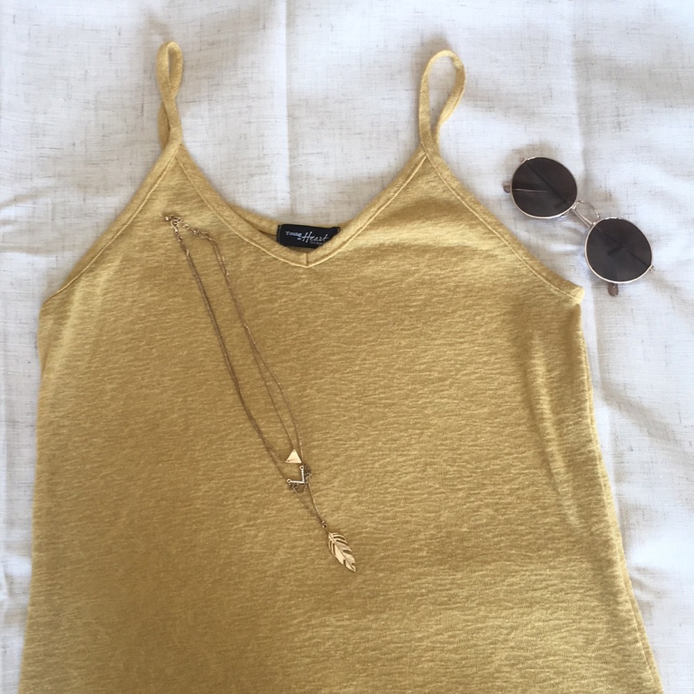 Mustard Yellow Tank Top